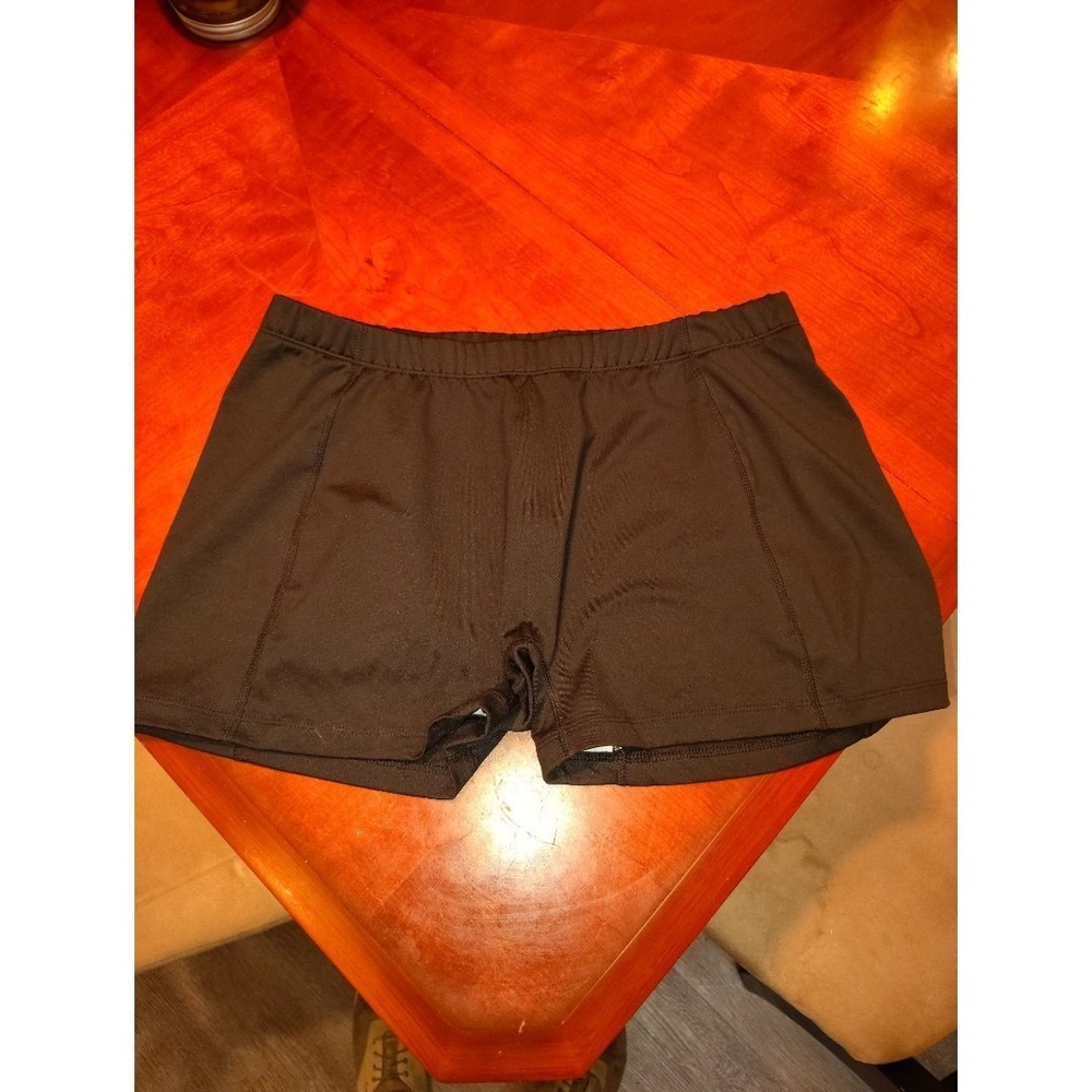 BCG Black Athletic Compression Volleyball Shorts Size XL Workout Activewear